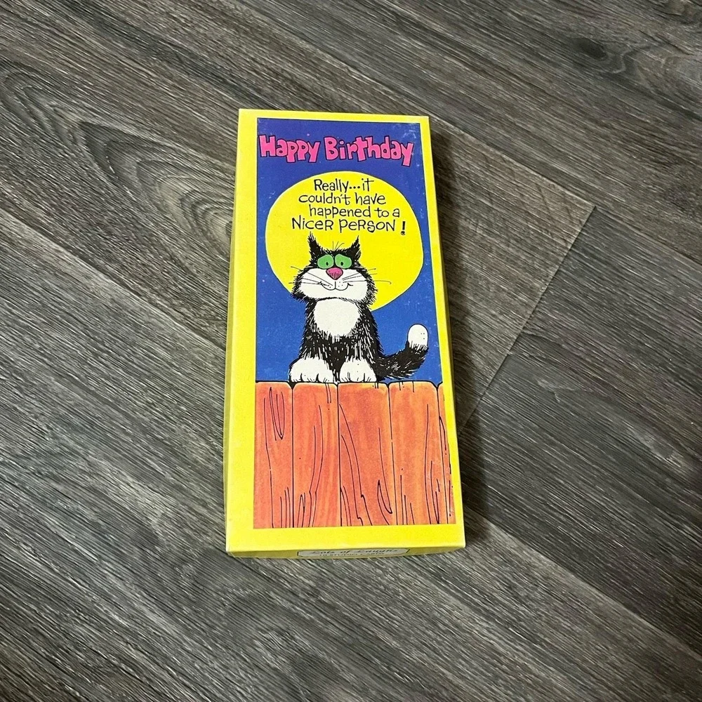 Vintage 1970s Lots Of Laughs Box Of 9 New Assorted Cards Humor W/Envelopes USA
